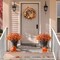 12PCS Artificial Fall Mums – Realistic Silk Daisy Faux Flowers for Outdoor & Indoor Porch, Patio, Garden, Balcony, and Window Décor (Orange & Brown)